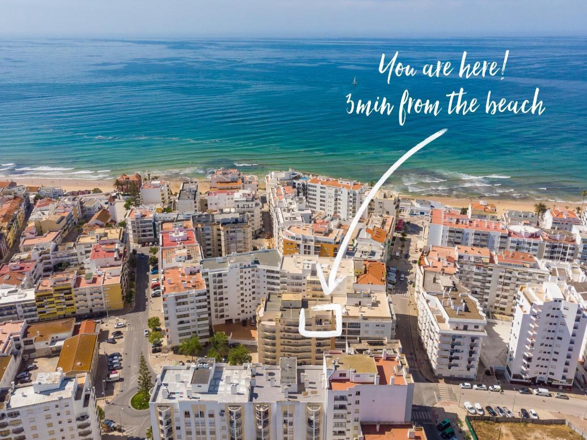 Flat With Ac, Wifi, Netflix, Balcony - 3 Min From The Beach Lägenhet Armação de Pêra Exteriör bild